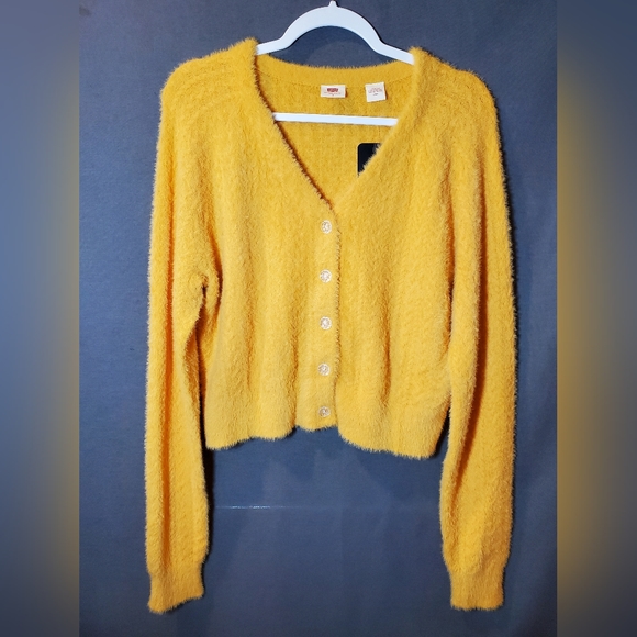 Super Soft Levi's Billie Jean Cardigan (M) - Picture 4 of 12